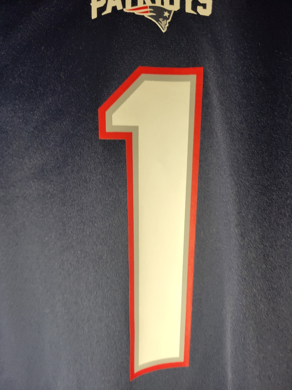 Nike New England Patriots Women's Navy #1 Football Jersey Size XXL - Picture 5 of 8